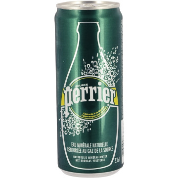 Pack de 24 canettes 33cl PERRIER slim nature