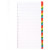 Intercalaires numériques 1 à 31 touches format A4+