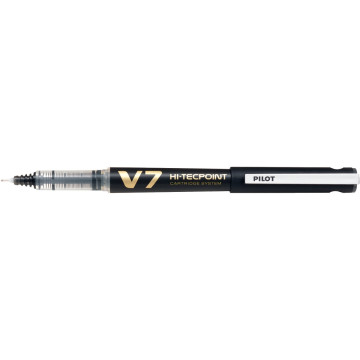 Roller rechargeable V7 0,7mm noir