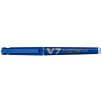 Roller rechargeable V7 0,7mm bleu 