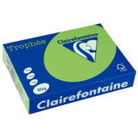 Ramette de 500 feuilles de papier 80g de format A4 vert Menthe TROPHEE CLAIREFONTAINE 