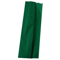 Paquet de 10 feuilles crépon supérieur 250x50  vert foncé 