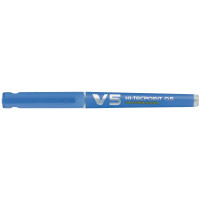 Roller rechargeable V5 0,5mm bleu 