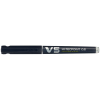 Roller rechargeable V5 0,5mm noir 