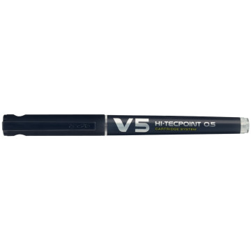 Roller rechargeable V5 0,5mm noir