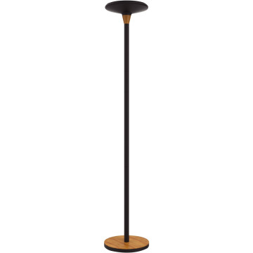 Lampadaire Baly Bamboo noir