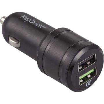 Chargeur voiture ultra rapide Qualcomm 3.0 2 ports USB 3A