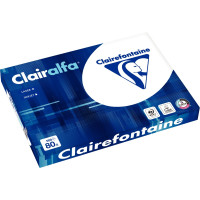 Ramette de 500 feuilles de papier blanc 80g de format A3 CLAIRALFA 