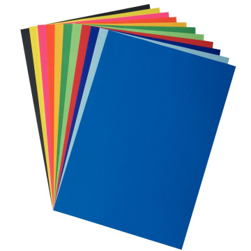 Paquet de 25 feuilles affiche couleurs éclatantes 85g format 60x80cm vert mousse