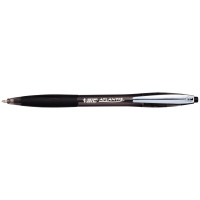Stylo Atlantis Soft rétractable noir 