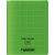 Piqûre 48 pages couverture polypropylène avec 2 rabats format 24x32 cm seyes vert