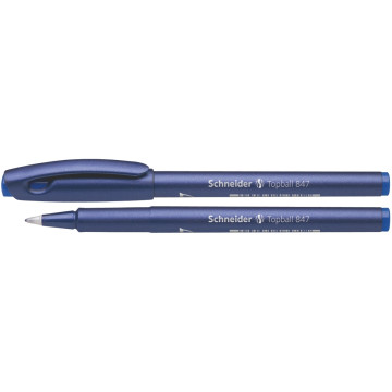 Roller pointe plastique encre liquide 0,5mm bleu