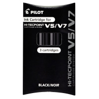 Etui de 3 recharges pour V5/V7 rechargeable noir 