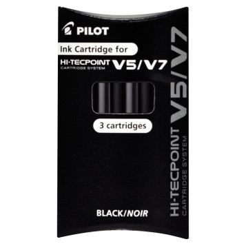 Etui de 3 recharges pour V5/V7 rechargeable noir