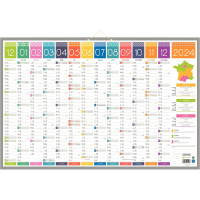 Calendrier 13 mois tendance maxi 43 x 65 cm 