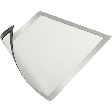 Sachet de 5 cadres d'affichage A4 magnétique coloris argent
