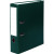 Classeur à levier plastique pour format A4 dos 8 cm vert foncé