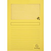 Paquet de 100 pochettes coin papier FOREVER 130g, jaune 