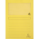 Paquet de 100 pochettes coin papier FOREVER 130g, jaune 