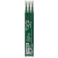 Etui de 3 recharges pour stylo Frixion vert 