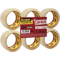 Lot de 6 rouleaux adhésifs 3M Scotch polypropylène acrylique transparent 50mmx66m 