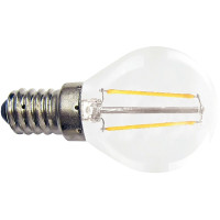 Ampoule LED sphérique claire E14 4W 