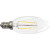 Ampoule LED flamme lisse E14 2W
