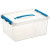 Boîte de rangement avec couvercle QLINE 15L 40x30x18