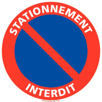 Panneau stationnement interdit 