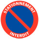 Panneau stationnement interdit 