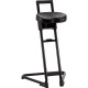 Lot de 2 tabourets comptoir noir 