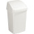 Poubelle 25 litres à couvercle SWING blanc