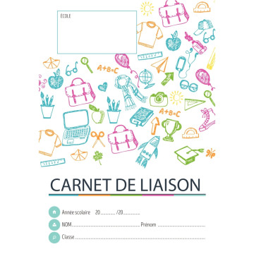 Carnet de liaison primaire + protège carnet