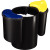 Kit de tri sélectif corbeille + 2 compartiments