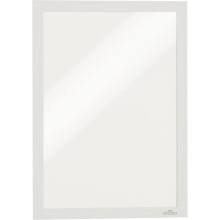 Sac de 2 cadres d'affichage A4 adhésif repositionnable avec contour magnétique blanc 