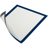 Sachet de 5 cadres d'affichage A4 magnétique coloris bleu 