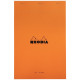 Bloc de bureau RHODIA 80 feuilles, format A4+, papier uni blanc 80g 