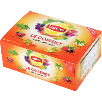 Coffret LIPTON 60 sachets Thé parfumé à partager