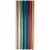 Boite de 6 rouleaux de feuilles aluminium double face 90 g/m², 5mx0,50 couleurs assorties