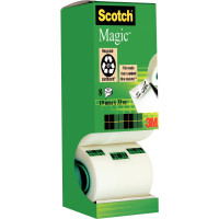 Tour distributrice de 8 rouleaux Scotch Magic 19 mm x 33 m 