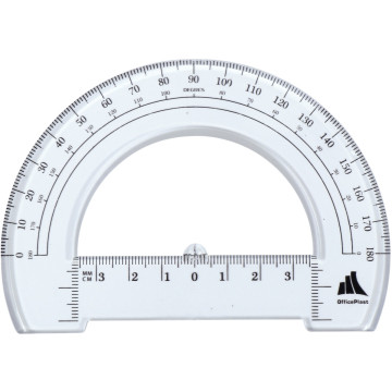 Rapporteur cristal gradué 12 cm, 180°