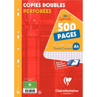 Etui de 500 pages ou 125 copies doubles format A4 séyès 90g 