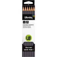 Boite de 12 crayons graphite bout tranché 2B 