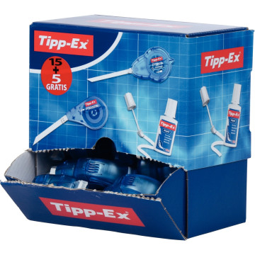 Pack 15+5 correcteurs Tippex easy refill 5mmx14m