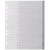 Jeu de 20 intercalaires alphabétiques en polypropylène gris format A4+
