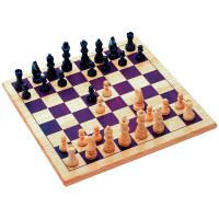 Jeu d’échecs en bois massif 