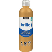 Flacon 500 ml de gouache brillante BRILLO or 