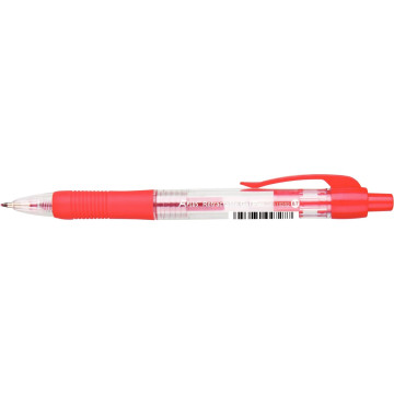 Stylo grip gel rétractable 07 rouge