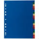Jeu de 20 intercalaires alphabétiques en polypropylène de couleur format A4+ épaisseur 12/100ème
