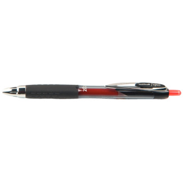 Stylo roller Uniball Signo RT 207 rétractable rouge